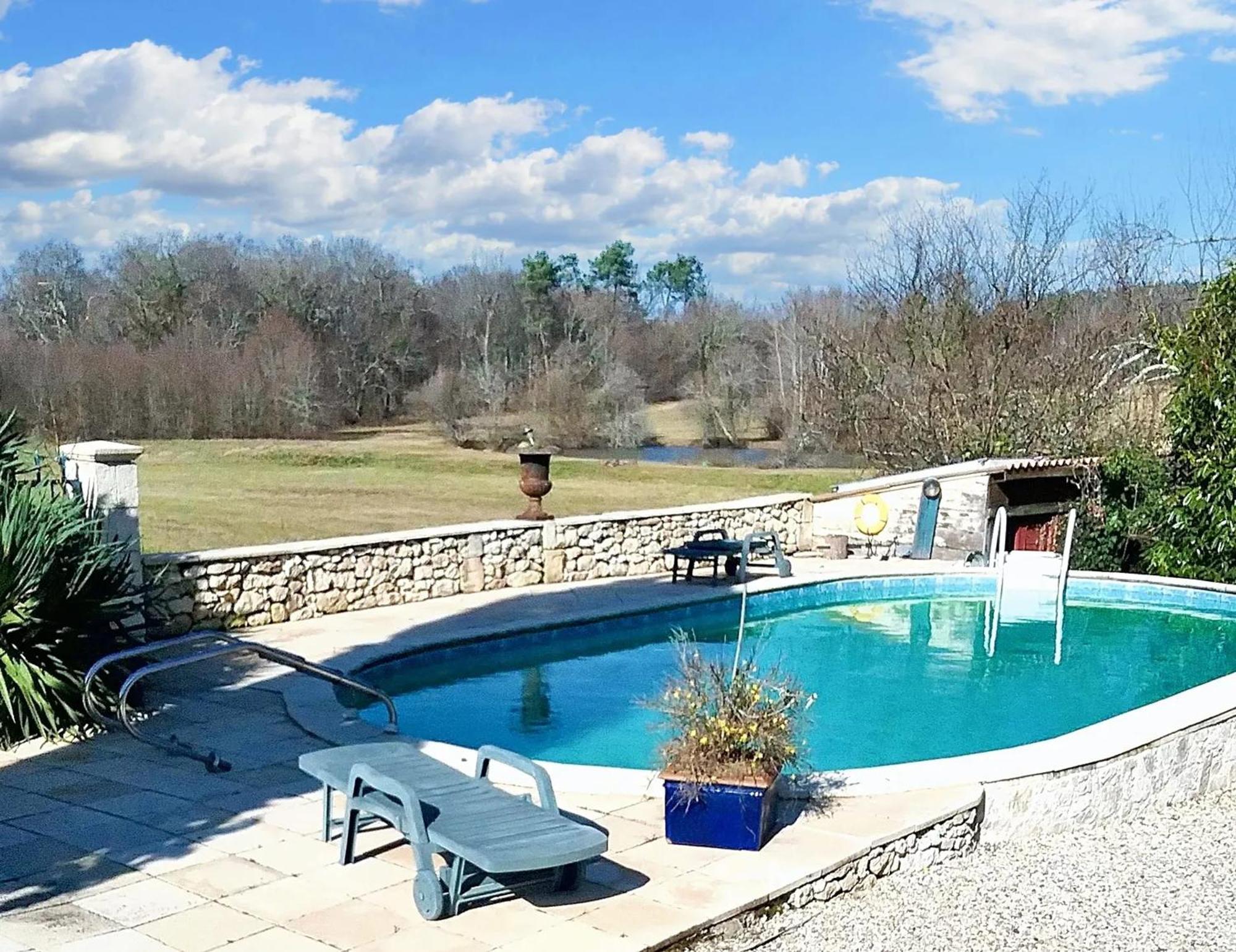 Villa Charmante A Bosset Avec Piscine Partagee Exterior foto