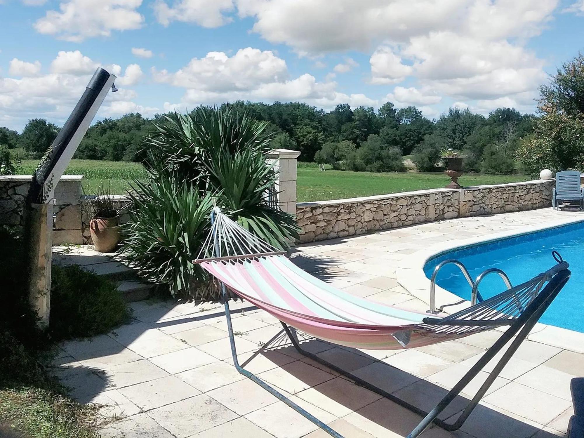 Villa Charmante A Bosset Avec Piscine Partagee Exterior foto